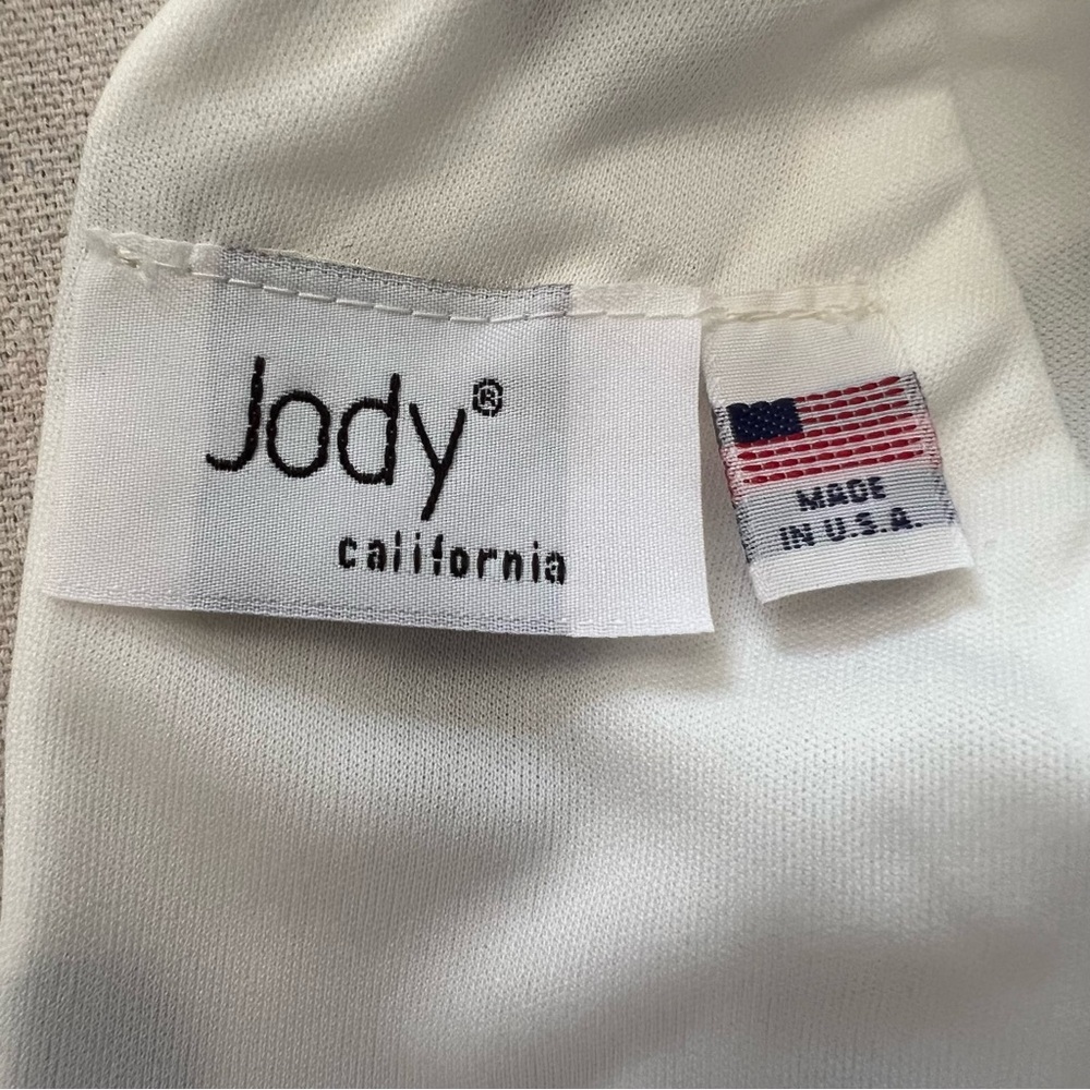 Vintage Jody California White Polka-Dot Sheath Dress - Picture 5 of 5